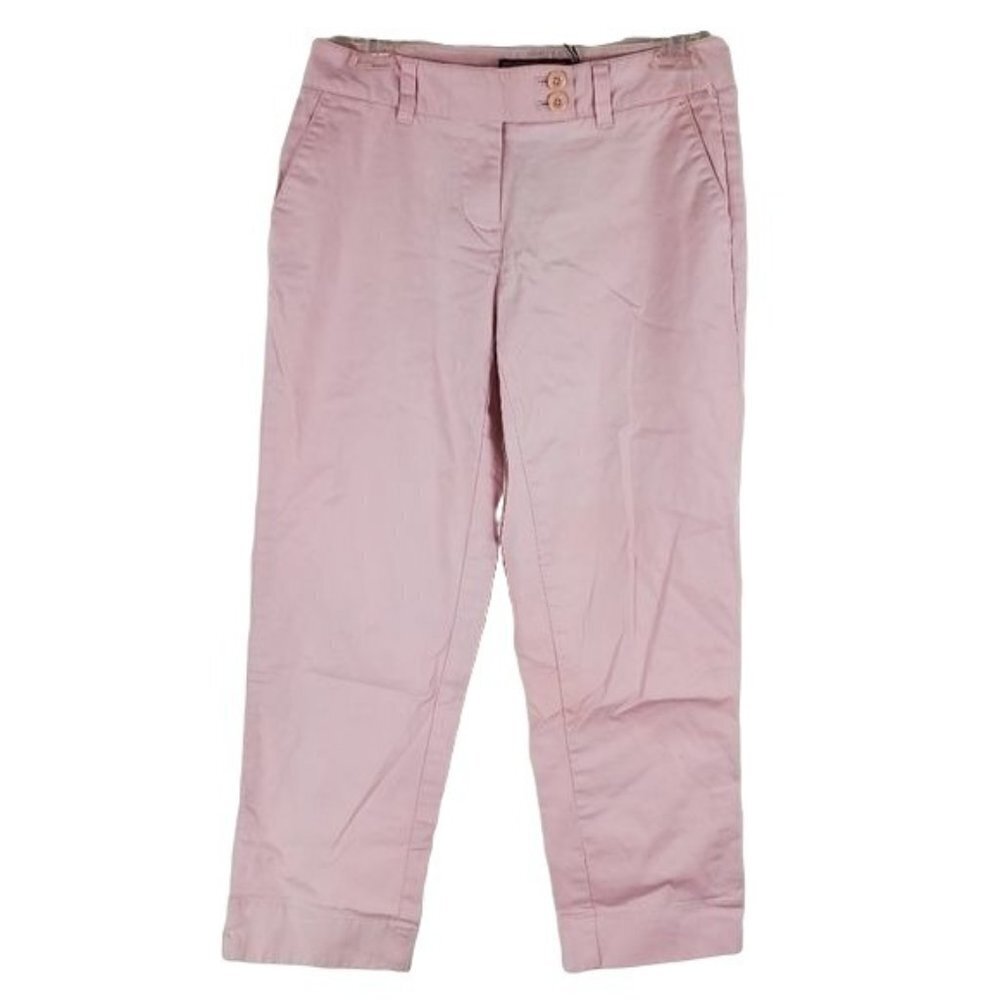 Vineyard Vines dayboat capri chinos pink women's size 2 new!